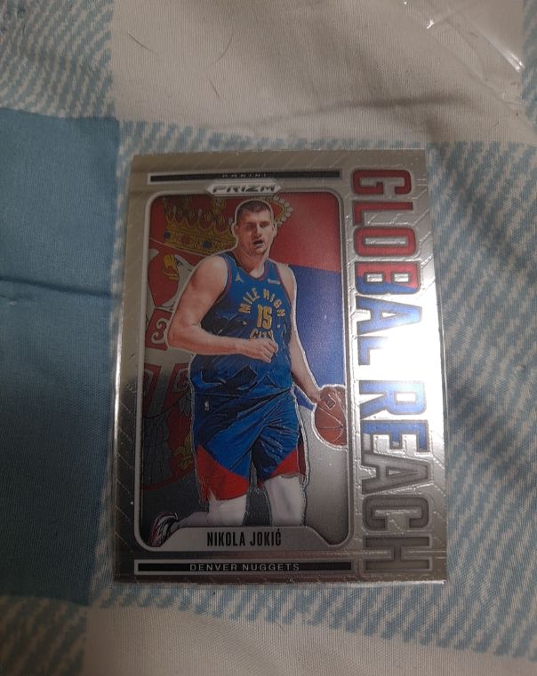 2022 Panini Prizm Global Reach #GR-NJ Nikola Jokić — front