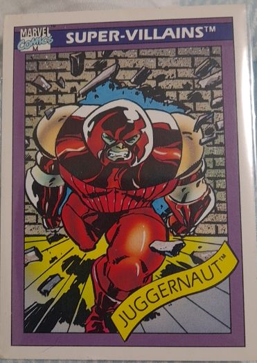 1990 Marvel Comics Super-Villains #19 Juggernaut — front