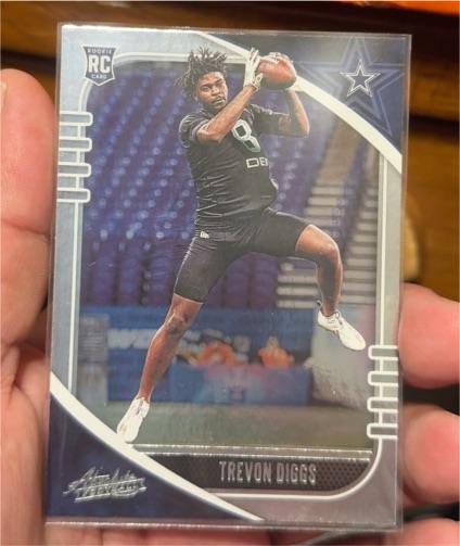 2020 Absolute #RC Trevon Diggs Rookie Card — front
