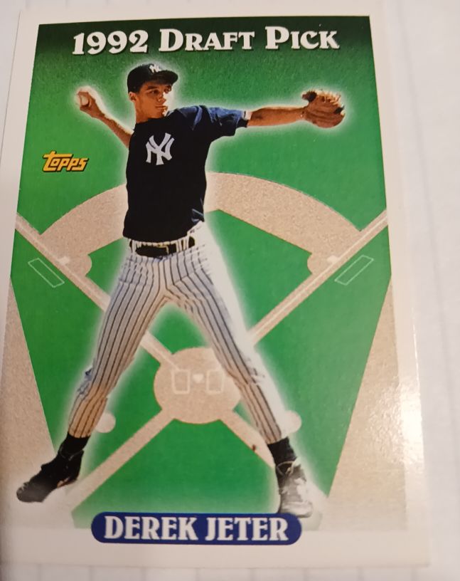 1992 Topps Derek Jeter 1992 Draft Pick — front