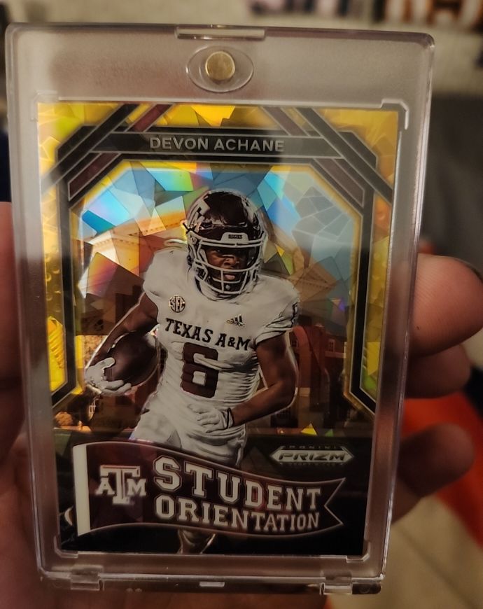 2022 Panini Prizm Draft Picks Student Orientation #SO-DA Devon Achane — front