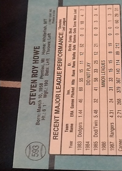1983 Donruss #593 Frank Tanana — front