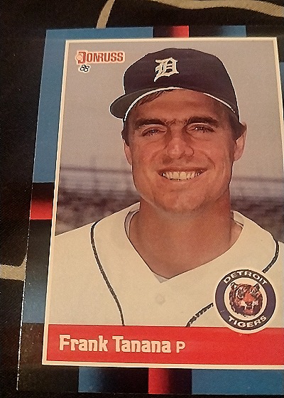 1983 Donruss #593 Frank Tanana — back