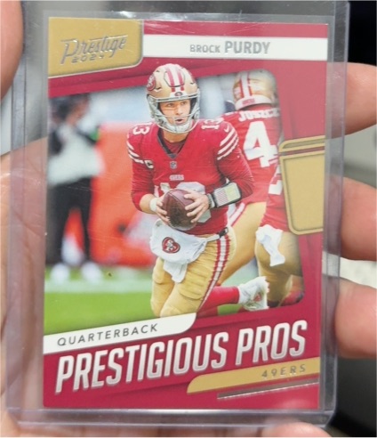 2021 Prestige Prestigious Pros Brock Purdy — front
