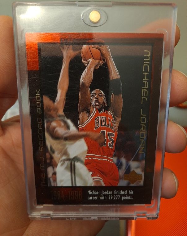 1998 Upper Deck The MJ Record Book Michael Jordan — front
