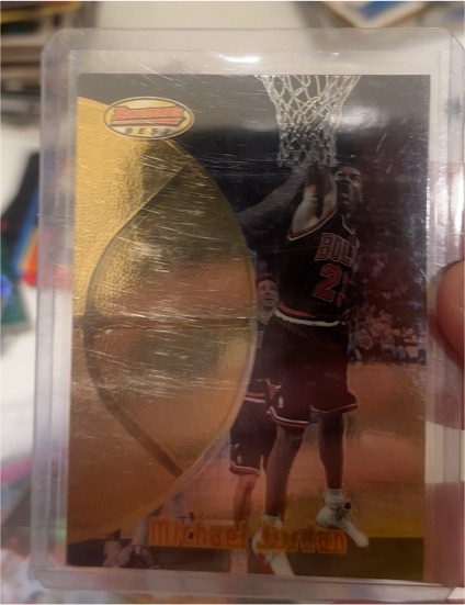 1993 Topps Finest #1 Michael Jordan — front
