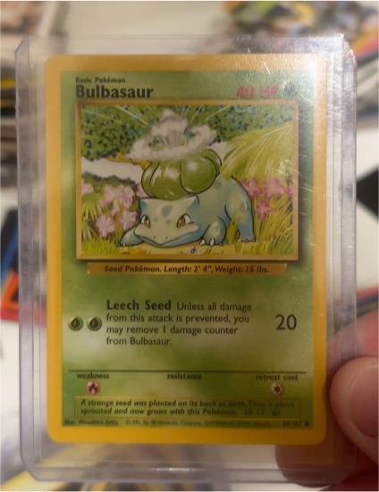 1999 Pokémon #001 Bulbasaur — front