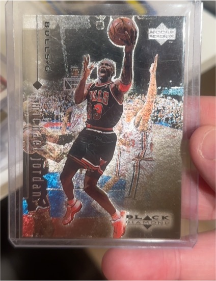 1995 Upper Deck Black Diamond #1 Michael Jordan — front