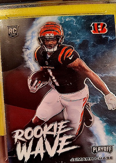 2021 Panini Playoff Rookie Wave Ja'Marr Chase — front