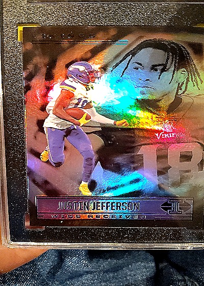 2020 Panini Illusions #18 Justin Jefferson — front