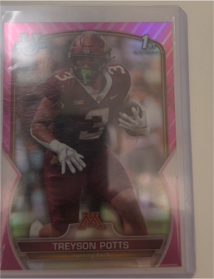 2022 Panini Contenders Draft Picks #1 Treyson Potts — front