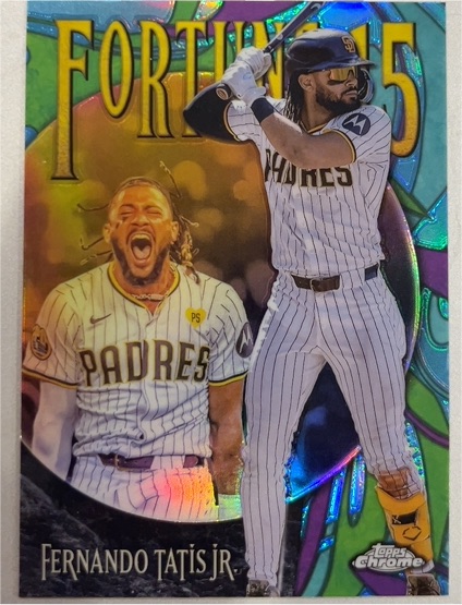 2022 Topps Chrome Fortune F15 Fernando Tatis Jr. — front