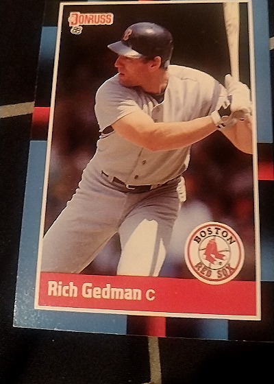 1983 Donruss #2 Rich Gedman — front