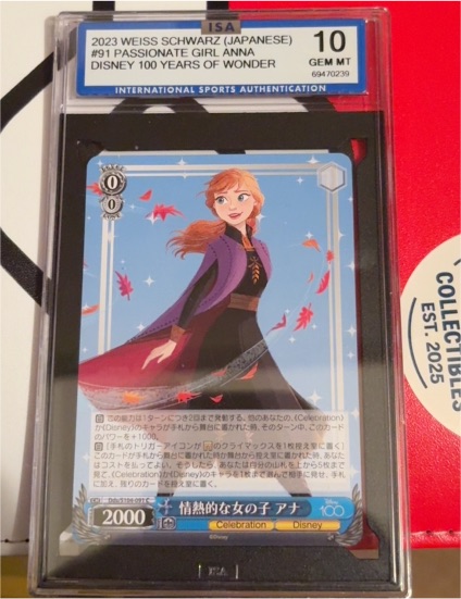 2023 Weiss Schwarz #91 Passionate Girl Anna Disney 100 Years of Wonder — front