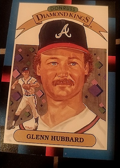 1989 Donruss Diamond Kings #6 Glenn Hubbard — front