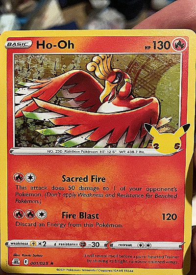 2021 Pokémon #001 Ho-Oh — front
