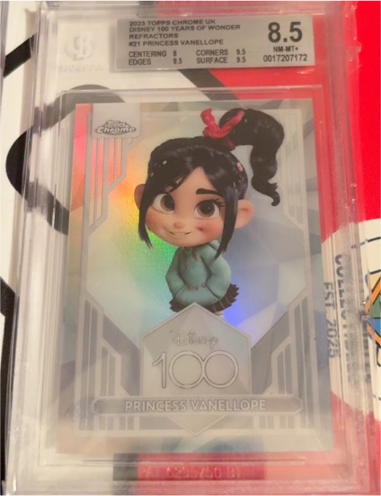 2023 Topps Chrome UK Disney 100 Years of Wonder #21 Princess Vanellope — front