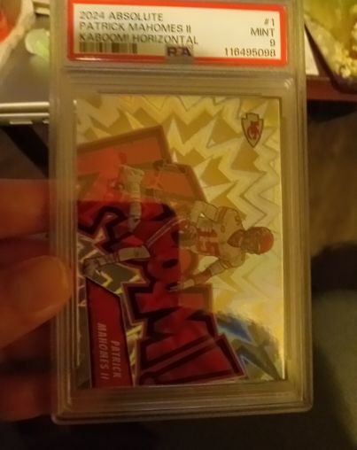 2024 Absolute #1 Patrick Mahomes II Kaboom Horizontal — front