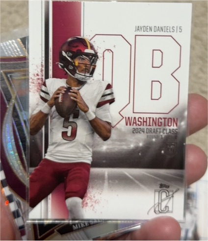 2024 Panini DC Jayden Daniels — front