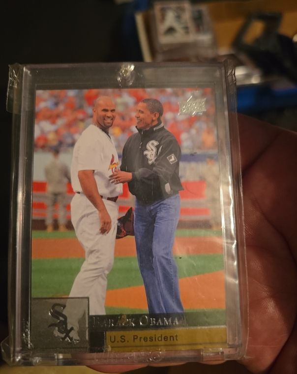 2005 Upper Deck Barack Obama Chicago White Sox — front