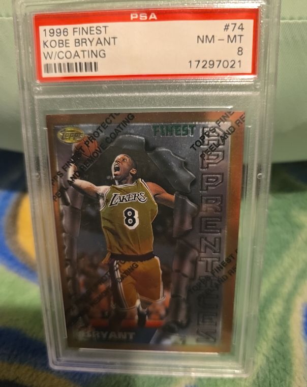 1996 Topps Finest #74 Kobe Bryant — front