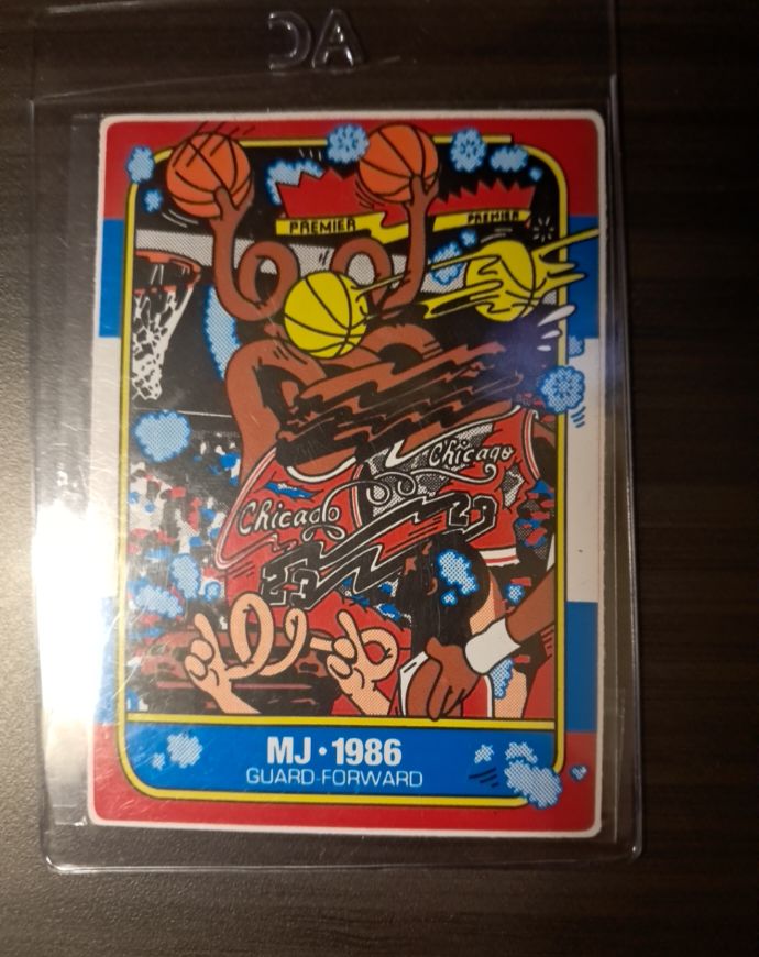 1986 Topps #MJ Michael Jordan — front