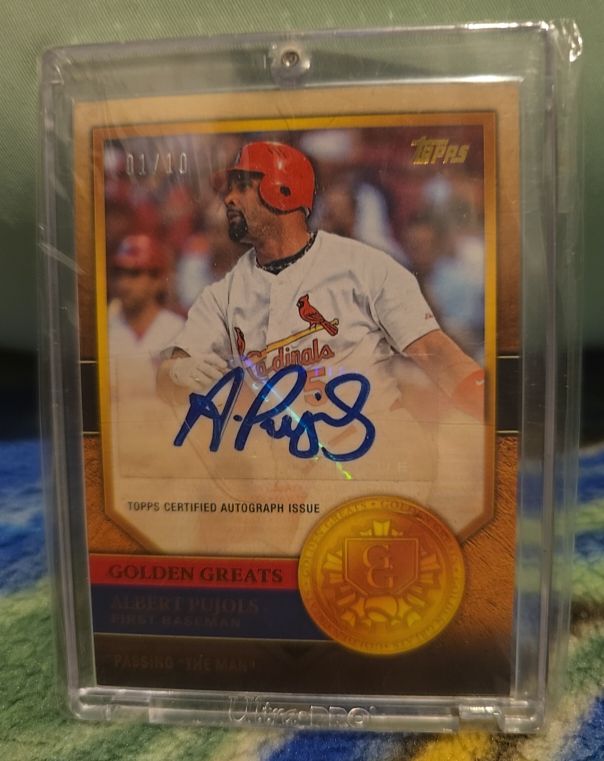 2009 Topps Golden Greats #GG-AP Albert Pujols — front