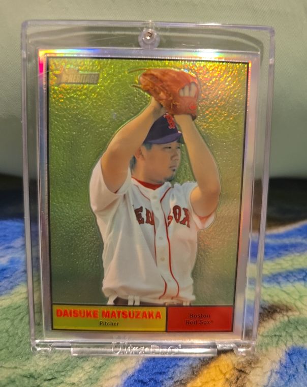 2008 Topps Heritage #H-150 Daisuke Matsuzaka — front