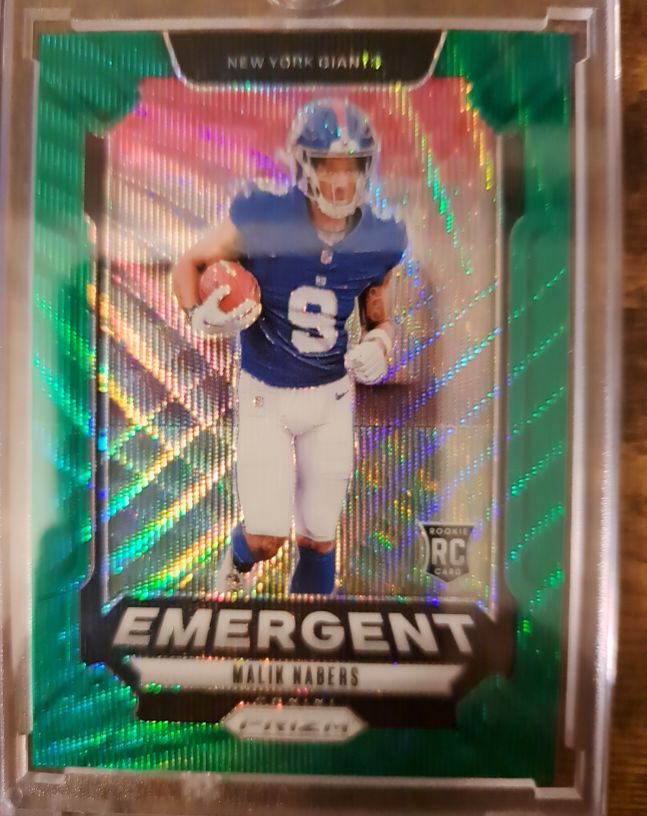 2023 Panini Prizm Emergent #EM-MN Malik Nabers — front