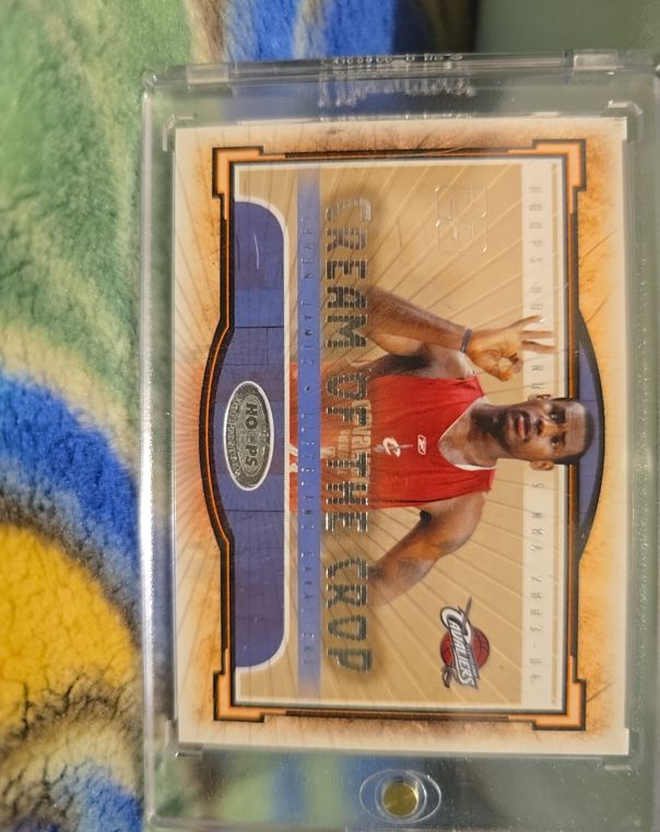 2003 Hoops #1 LeBron James — front