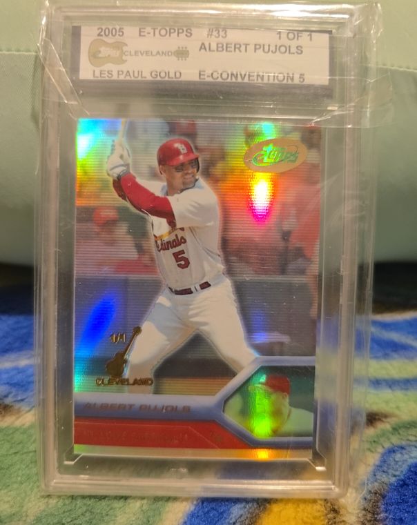 2005 E-Topps #33 Albert Pujols — front