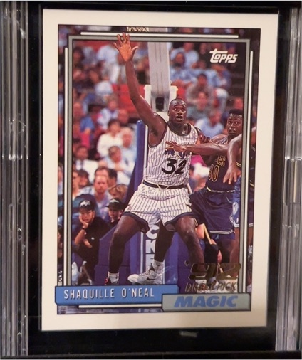 1992 Topps #1 Shaquille O'Neal — front