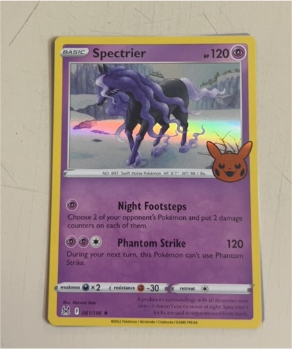 2022 Pokémon #081 Spectrier — front
