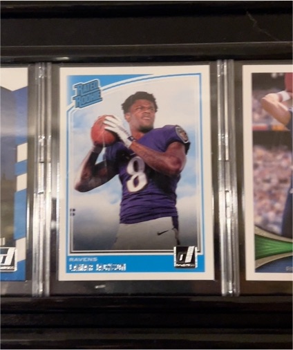 2018 Donruss #8 Lamar Jackson — front
