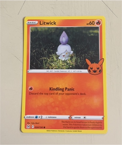2022 Pokémon Scarlet & Violet #024 Litwick — front