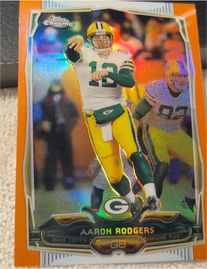 2014 Topps Chrome #POT7 Aaron Rodgers — front
