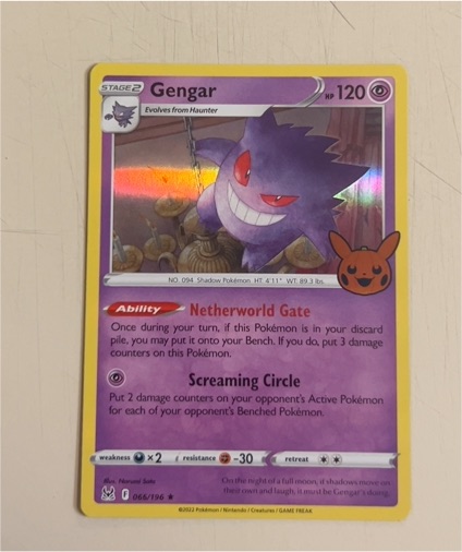 2022 Pokémon #066 Gengar — front