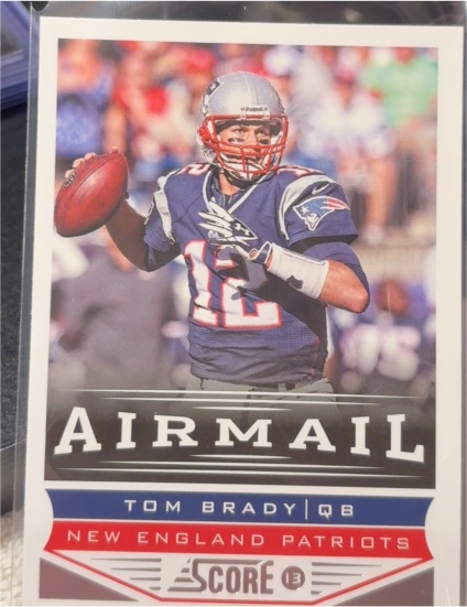 2013 Score Airmail Tom Brady — front