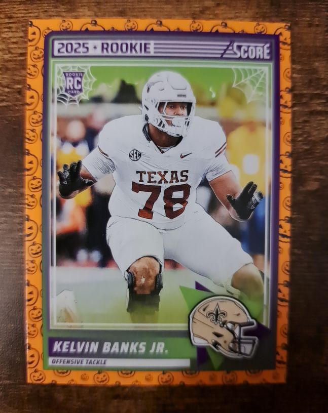 2025 Score Kelvin Banks Jr. Rookie — front