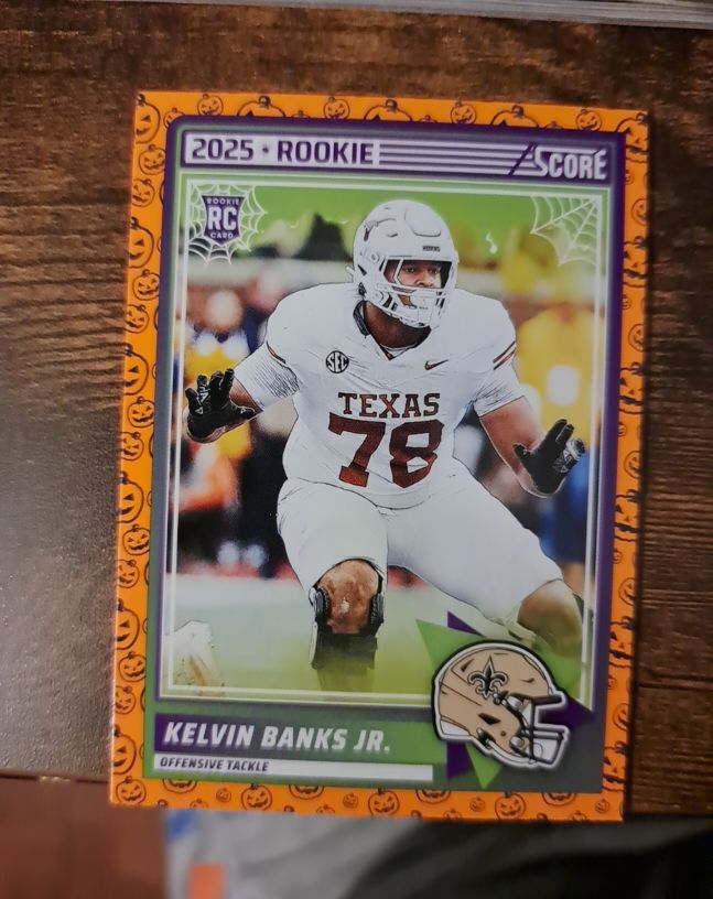 2025 Score Kelvin Banks Jr. Rookie — front