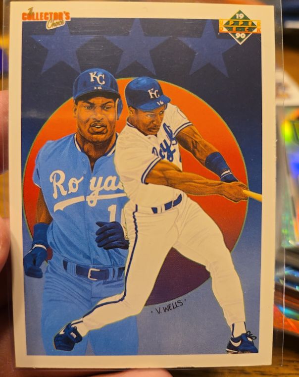 1990 Upper Deck Collector's Choice #19 Vernon Wells — front
