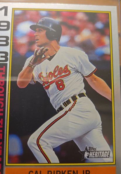 1994 Topps Heritage #1 Cal Ripken Jr. — front