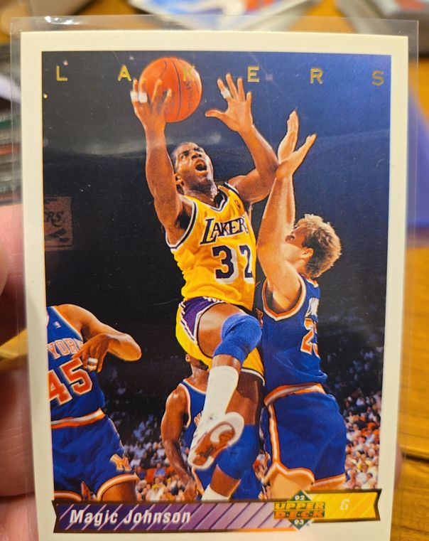 1992 Upper Deck #6 Magic Johnson — front
