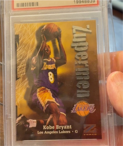1996 Z-Force #Z-1 Kobe Bryant — front