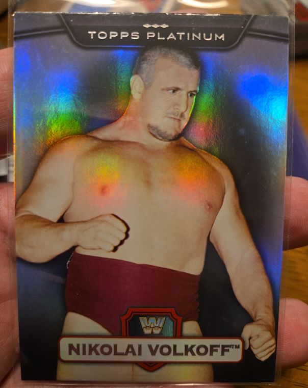 1991 Topps Platinum Nikolai Volkoff — front