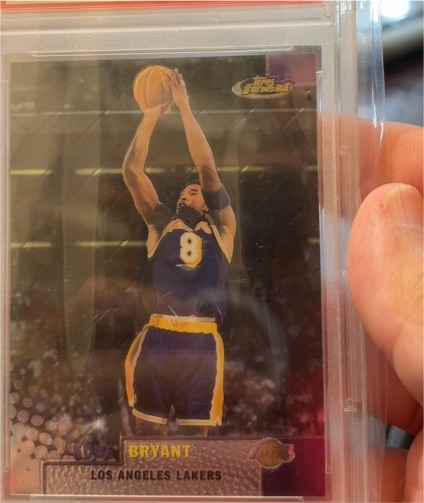 1996 Topps Finest #8 Kobe Bryant — front
