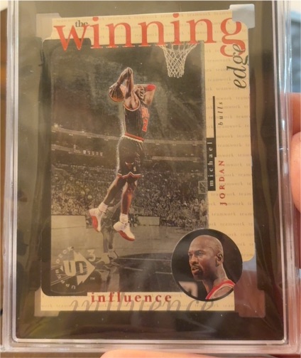 1996 Upper Deck The Winning Edge #7 Michael Jordan — front
