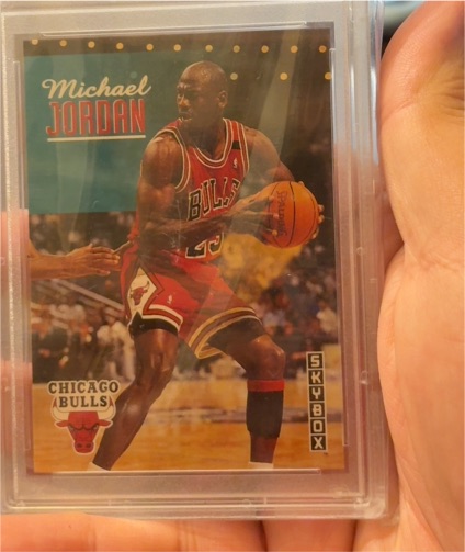 1990 SkyBox #96 Michael Jordan — front