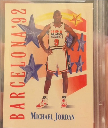 1992 Fleer Barcelona '92 Michael Jordan — front