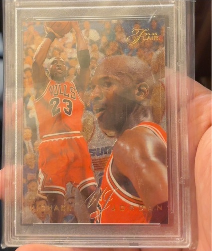 1995-96 Fleer Flair #23 Michael Jordan — front